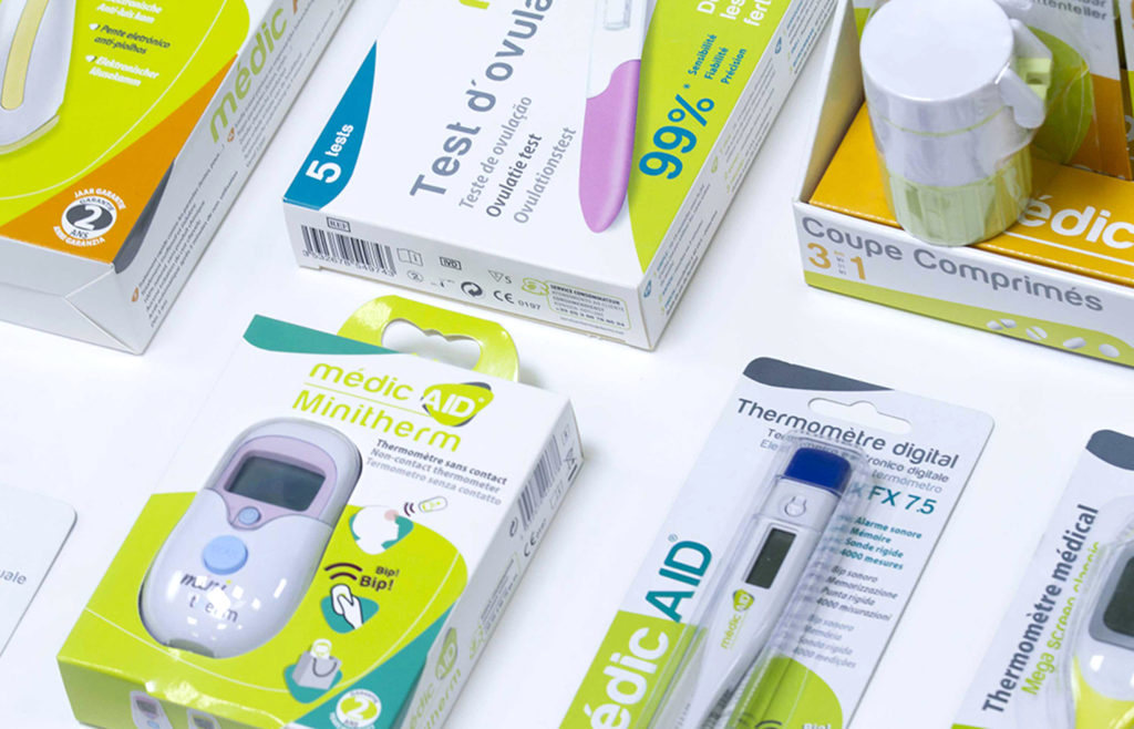 Packaging MEDIC AID de Biosynex